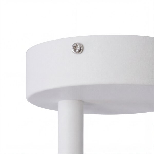 Vielseitige Deckenlampe Weiß H:41cm verstellbar GU10