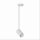 Vielseitige Deckenlampe Weiß H:41cm verstellbar GU10