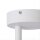 Vielseitige Deckenlampe Weiß H:41cm verstellbar GU10
