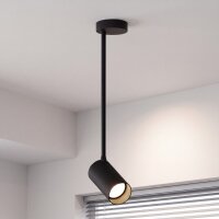 Deckenstrahler Schwarz H:41cm Modern flexibel GU10