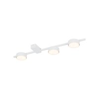 Längliche Deckenleuchte Weiß L:59cm Aluminium...
