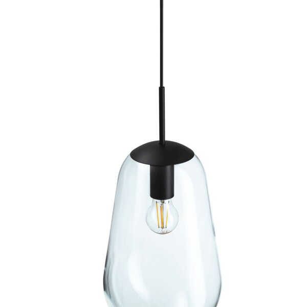 Glas Pendelleuchte MORNA Ø22cm dekorativ T: max. 1,8m