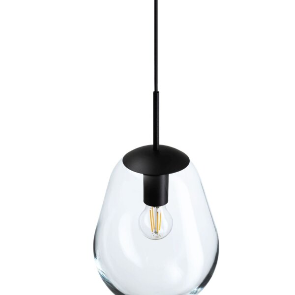 Lampe à suspendre élégante en verre Abat-jour Ø22cm E27 Cuisine