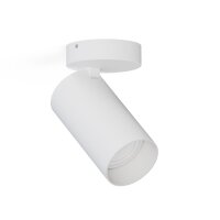 Runder Deckenspot Weiß klein H:13cm kompakt GU10