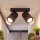 Schwarzer Deckenspot COLENE B:5,5-20cm Modern 2x GU10