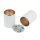 Kleine Deckenlampe Weiß Gold H:13cm 2x GU10 kompakt