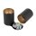 Elegante Deckenlampe in Schwarz Gold 2x GU10 klein