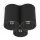Aufbauspot Lampe Schwarz 3-flammig GU10 Modern