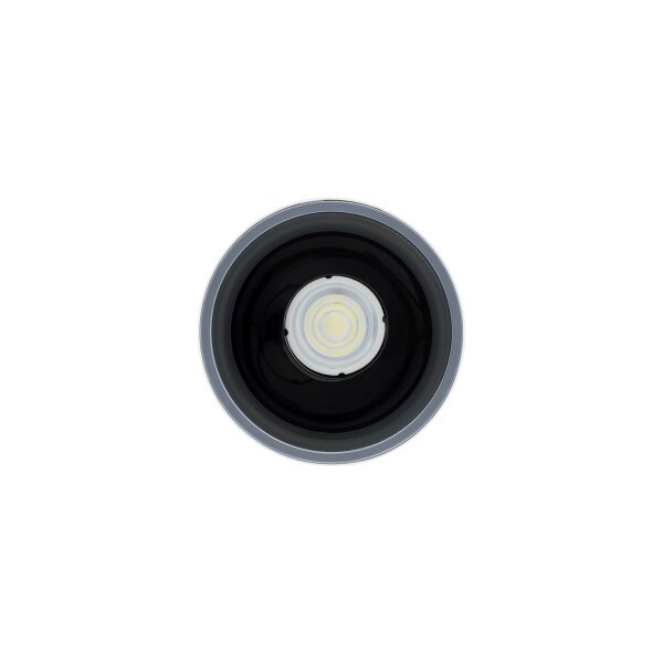 Vielseitiger Aufbauspot Weiß Schwarz GU10 klein Ø126mm