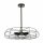 Deckenlampe Metall Schwarz Ø 56 cm 5x E27 Retro