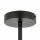 Deckenlampe Metall Schwarz Ø 56 cm 5x E27 Retro