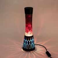 Lampe à Lave Mystique Noir Pailleté CHRIS