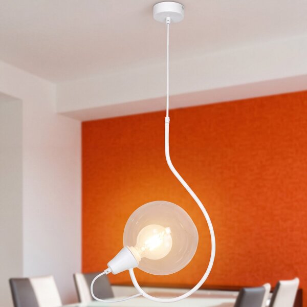 Hängelampe Pendelleuchte Glas Wohnzimmer Modern