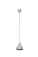 Lampe à suspendre métal gris E27 Ø...