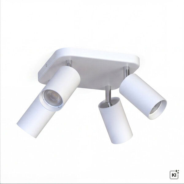 Spot de plafond EYE en blanc 4-flmg