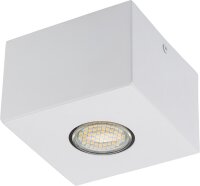 Port dapplique carré Net Blanc GU10