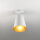 Deckenlampe Weiß Gold Metall Retro flexibel E27