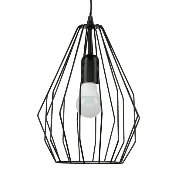 Pendelleuchte mit Stecker Kabel XXL 5,5 m lang flexibel