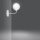 Weiße Wandlampe Modern Glas Kugel E14 SENARA Wohnzimmer