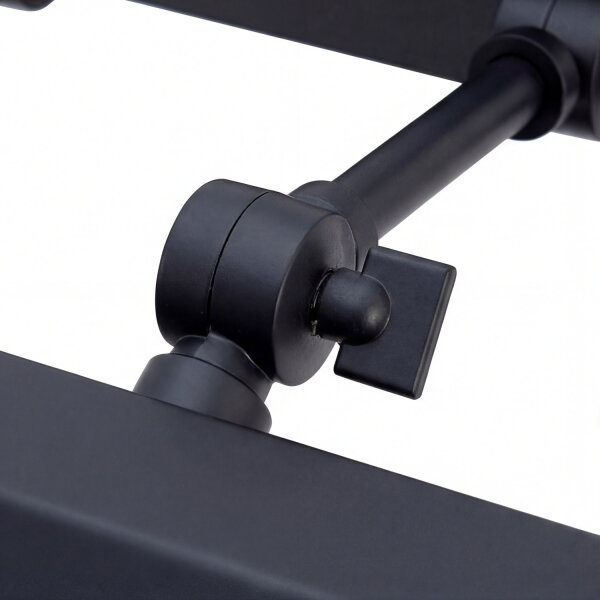 Bilderleuchte Schwarz Metall 40 cm E14 schwenkbar