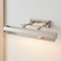 Bilderleuchte Nickel Metall 40 cm E14 schwenkbar