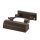 Applique murale r&eacute;glable en bronze petite