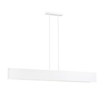 Hängeleuchte Metall Weiß Modern verstellbar 4x...