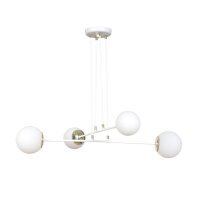 Lampe à suspendre avec abat-jour blanc...