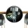Wandleuchte Metall Schwarz Gold Loft Design 2x E14 QUINN