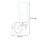 Lampe de salle de bain murale miroir verre métal en chrome blanc élégant