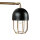Wandleuchte Metall Loft Design in Schwarz Gold QUINN