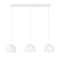 Lampe à suspendre blanche E27 design rétro...