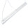 Lampe à suspendre blanche E27 design rétro 3 flammes