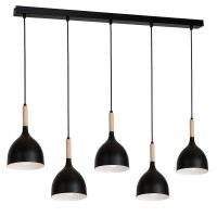 Lampe &agrave; suspendre m&eacute;tal bois Scandinave...