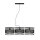 Suspension Noir Moderne 3-flamme Mesh Métal E27