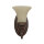 Wandlampe ANABELL 1 in Braun B:16cm Landhaus Lampe
