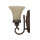 Wandlampe ANABELL 1 in Braun B:16cm Landhaus Lampe