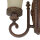 Wandlampe ANABELL 1 in Braun B:16cm Landhaus Lampe
