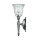 Designer Badleuchte LED aus Messing Glas IP44 in Chrom