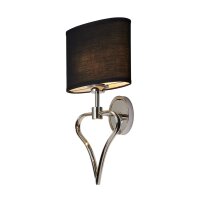 Badezimmerleuchte LED in Chrom Herz Form IP44