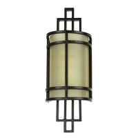 Wandlampe SHOJI Bronze Vintage Leuchte Wohnzimmer