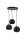 Pendelleuchte Metall Modern rund &Oslash;38cm stilvoll
