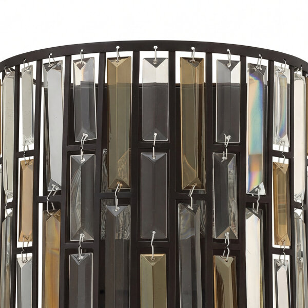 Lampe murale PRISM L:31cm en bronze Lampe Art Nouveau
