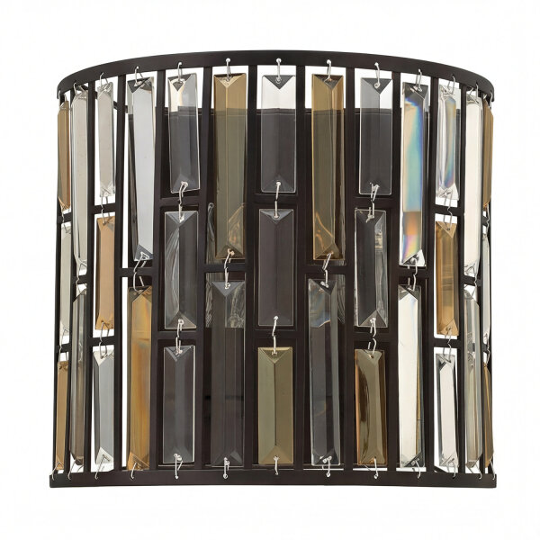 Lampe murale PRISM L:31cm en bronze Lampe Art Nouveau