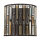 Lampe murale PRISM L:31cm en bronze Lampe Art Nouveau