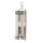 Rustikale Wandleuchte KUPOLA Nickel Ornament Lampe