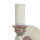 Wandlampe CANDELA 8 Holz Shabby Weiß Kerze Lampe