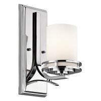LED Badlampe IP44 spritzwasserdicht Chrom Weiß...