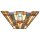 Tiffany Applique Bronze Verre color&eacute; Salon Couloir