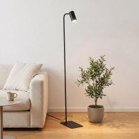 Lampadaire réglable salon blanc métal 212 cm